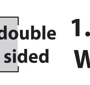 Marquee POLY Wall Printing Double Sided - 1.5m - DPDSW15
