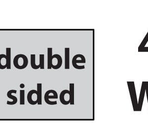 Marquee POLY Wall Printing Double Sided - 4m - FADE RESISTANT PRINTING. OUTDOOR GRADE INKS WARRANTED FOR 1 YR TO NOT FADE DPDSW4_1