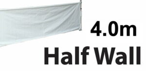 Marquee Half Wall Printing Single Side - 4m - DPHW40 inc. 4m Frame Kit - Image 2