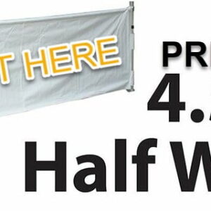 Marquee Half Wall Printing Single Side - 4.5m - inc. 4.5m Frame Kit DPHW45