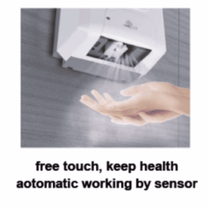 Hand Sanitiser Dispenser Unit on Stand with Signage - Image 8
