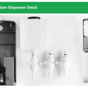 Hand Sanitiser Dispenser Unit on Stand with Signage - Image 4
