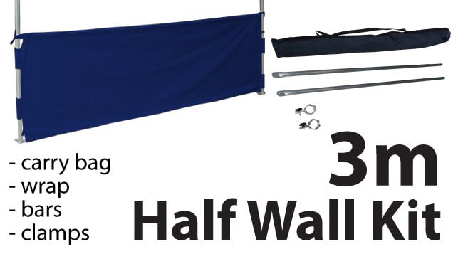Marquee Accessories Half Wall Kit 3m - Full Kit wi