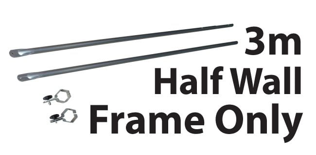 Marquee Accessories Half Wall 3m Frame Only - FRAME ONLY HW3M-FRAME-ONLY