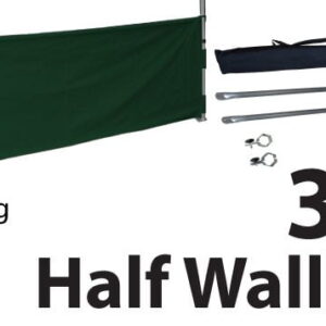 Marquee Accessories Half Wall Kit 3m - Full Kit with Frame and Fabric HW3M-GREEN-KIT_2