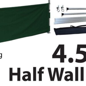 Marquee Accessories Half Wall Kit 4.5m - Full Kit with Frame and Fabric HW45M-GREEN-KIT