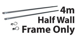 Marquee Accessories Half Wall 4m Frame Only - FRAME ONLY HW4M-FRAME-ONLY