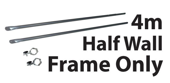 Marquee Accessories Half Wall 4m Frame Only - FRAME ONLY HW4M-FRAME-ONLY
