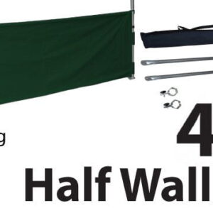 Marquee Accessories Half Wall Kit 4m - Full Kit with Frame and Fabric HW4M-GREEN-KIT