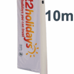 Inflatable Flag Feather Banner  - 10M - DOUBLE SIDED Print Material with base and pump
