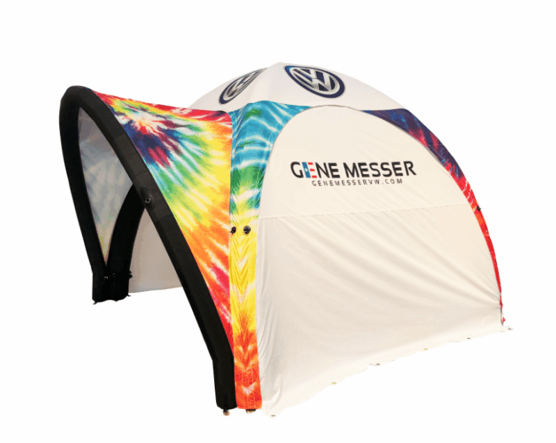 4x4m MSH Sealed DOME Inflatable Printed Roof