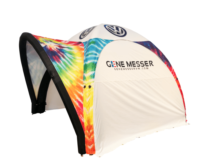 4x4m MSH Sealed DOME Inflatable Printed Roof