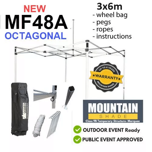 Marquee Frame - MF48A Spec 3m x 6m. 6 Leg - 6YR Wa