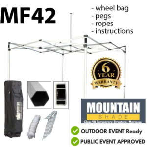 Heavy Duty MF42 3x3m Alloy Hex Frame and Roof