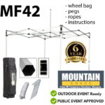 Heavy Duty MF42 3x6m Alloy Hex Frame and Roof