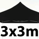 Marquee Roof 3m x 3m - BLACK
