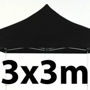 Marquee Roof 3m x 3m - BLACK