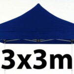 Marquee Roof 3m x 3m - BLUE - STOCK POLYESTER RR-330-BLUE