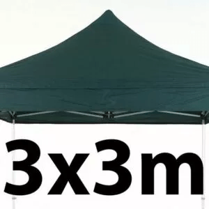 Marquee Roof 3m x 3m - GREEN - STOCK POLYESTER RR-330-GREEN