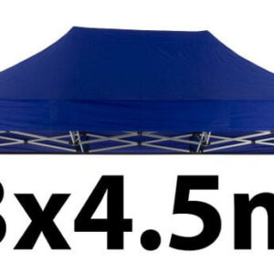 Marquee Roof 3m x 4.5m - BLUE - STOCK POLYESTER RR-345-BLUE
