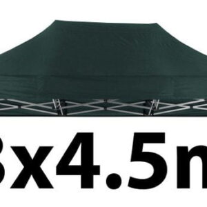 Marquee Roof 3m x 4.5m - GREEN - STOCK POLYESTER RR-345-GREEN