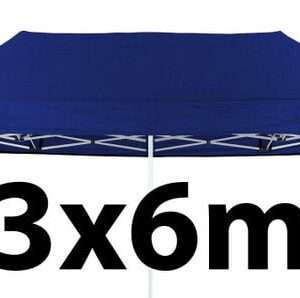 Marquee Roof 3m x 6m - BLUE - STOCK POLYESTER RR-360-BLUE