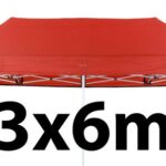 Marquee Roof 3m x 6m - RED