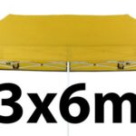 Marquee Roof 3m x 6m - YELLOW