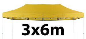 Marquee Roof 3m x 6m - YELLOW