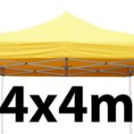 Marquee Roof 4m x 4m - YELLOW - STOCK POLYESTER RR-440-YELLOW