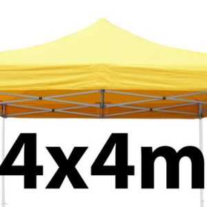 Marquee Roof 4m x 4m - YELLOW - STOCK POLYESTER RR-440-YELLOW