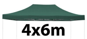 Marquee Roof 4m x 6m - GREEN - STOCK POLYESTER RR-460-GREEN
