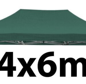 Marquee Roof 4m x 6m - GREEN - STOCK POLYESTER RR-460-GREEN