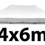 Marquee Roof 4m x 6m - WHITE