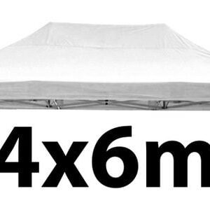 Marquee Roof 4m x 6m - WHITE