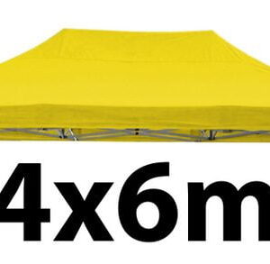 Marquee Roof 4m x 6m - YELLOW - STOCK POLYESTER RR-460-YELLOW
