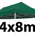 Marquee Roof 4m x 8m - GREEN