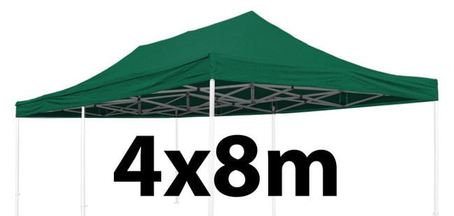 Marquee Roof 4m x 8m - GREEN