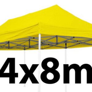 Marquee Roof 4m x 8m - YELLOW - STOCK POLYESTER RR-480-YELLOW