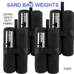 Pack of 4 Marquee Weights Sand Bag - Colour Black