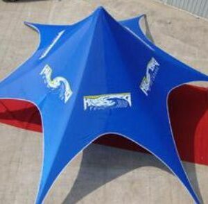 13M Star Shade Assembly with Heavy Duty Poly Roof - 13m Star Shade Package in Stock Colour STSH13M