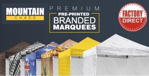 printed marquee