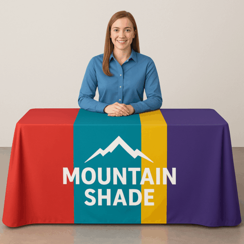 printed table throw